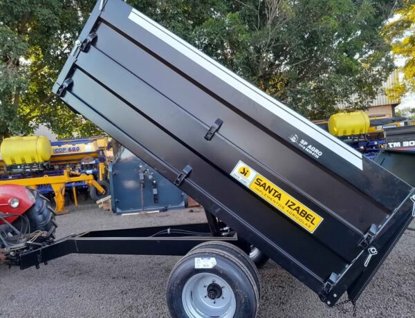 CARRETA FORRAGEIRA BASCULANTE HIDRÁULICA SANTA IZABEL 5.000 KGS - Imagem 2