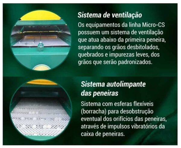Classificador de sementes - MICRO CS3B - CIMISA - Imagem 3